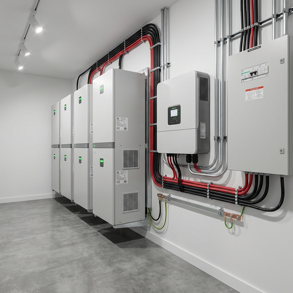 BESS energy storage system installation